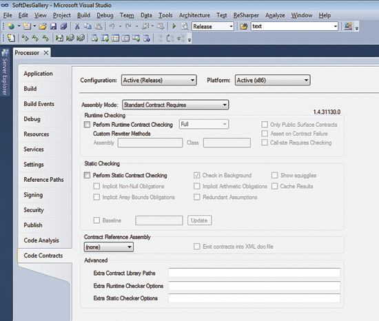 Visual Studio 2010 中的代码约定设置